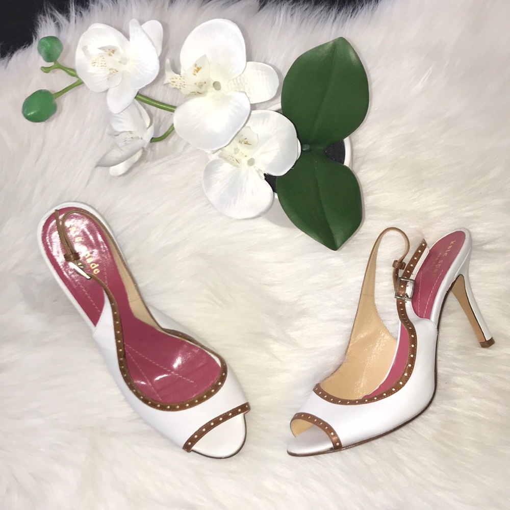 Kate Spade peep toe heels